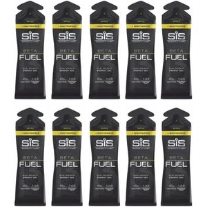 SIS Beta-Fuel + Nootropics Energy Gel, Appel - 60 ml x 10 stuks