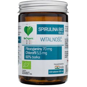BeOrganic Spirulina 500 mg - 100 tabletten