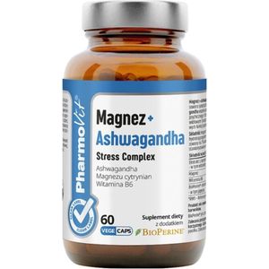 Pharmovit Magnesium + Ashwagandha Stress Complex - 60 Capsules