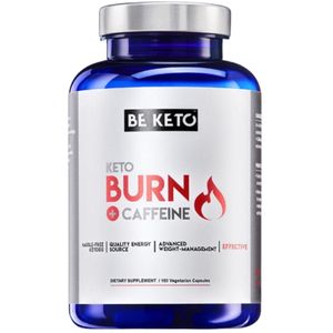 BeKeto Keto Burn met Cafeïne, Vetverbrander - 180 Capsules