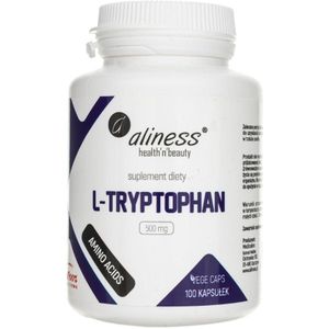 Aliness L-Tryptofaan 500 mg - 100 plantaardige capsules