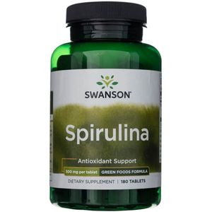 Swanson Spirulina 500 mg - 180 tabletten