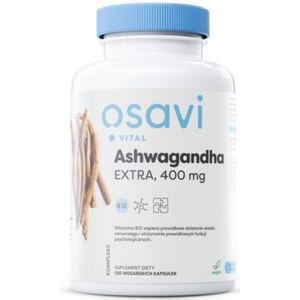 Osavi Ashwagandha Extra 400 mg - 120 plantaardige capsules