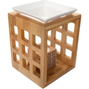 Bilovit etherische oliebrander met keramische voet