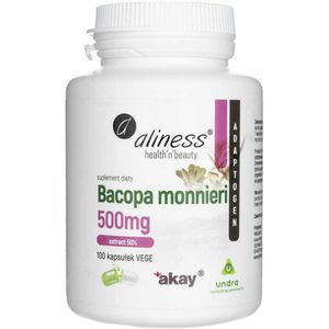 Aliness Bacopa Monnieri 500 mg - 100 plantaardige capsules