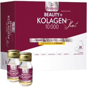 Protego Beauty + Collageen 10,000 Shot, Sinaasappel - 30 ampullen