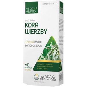 Medica Herbs Wilgenschors 550 mg - 60 Capsules