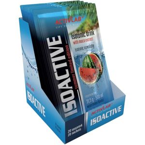 Activlab Isoactive Isotonic met Maca, Watermeloen - 20 Zakjes