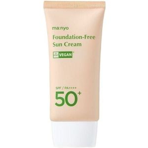Ma:nyo Foundanation-Vrije Zonnecrème SPF 50+ PA++++ - 50 ml