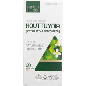 Supplement - Houttuynia Cordata - 60 Capsules - Kruidenextract