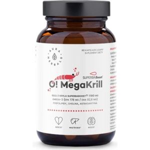 Aura Herbals O! MegaKrill 1180 mg - 60 Capsules