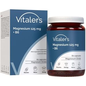 Vitaler's Magnesium 125 mg + Vitamine B6 6 mg - 60 capsules