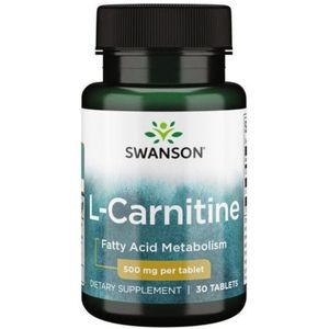 Swanson L-Carnitine 500 mg - 30 tabletten