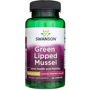 Swanson Groenlipmossel 500 mg - 60 Capsules