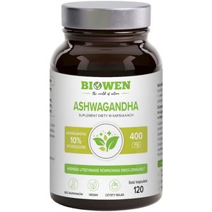 Biowen Ashwagandha 400 mg - 120 Capsules