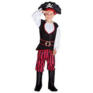 Kinderkostuum Piraat Tom, 4-6 jaar