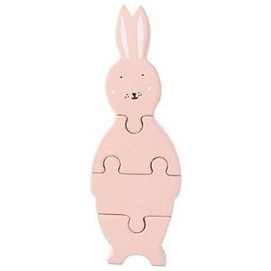 Trixie Houten Dierenvormenpuzzel - Mrs. Rabbit, 4st.