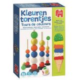 Jumbo Kleurentorentjes - Bouw je kleurentorentje met kleurendobbelsteen - Geschikt voor 2-4 spelers vanaf 3 jaar