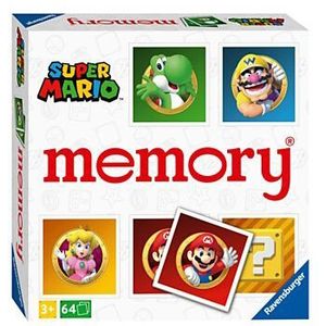 Ravensburger Memory Super Mario - Het perfecte geheugenspel voor kinderen vanaf 3 jaar! Geschikt voor 2-8 spelers.