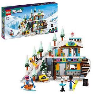 LEGO Friends Vakantie skipiste en café Wintersport Set met Dieren Figuren 41756