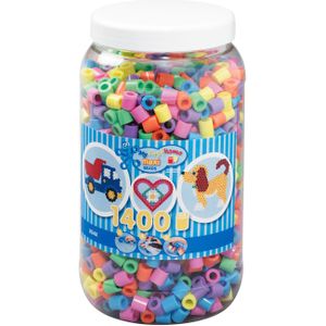 Hama Strijkkralen Maxi in Pot - Pastelmix (050), 1400st.