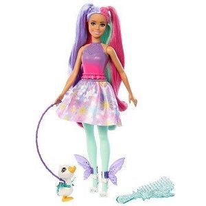 Barbie A Touch of Magic Modepop Roze Paars Haar