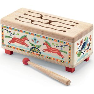 Djeco - Animambo - Houten Trommel - Kleurrijk - FSC®-Hout