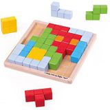 Bigjigs Houten Blokpuzzel Patronen