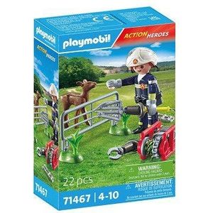 Playmobil Action Heroes Dierenbescherming Brandweer - 71467