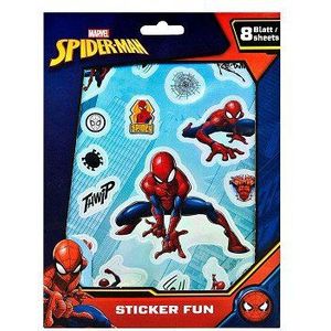 Sticker Fun Marvel Spiderman, 8 Vellen