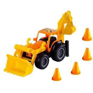 Cavallino Grip Graafmachine Tractor met Rubberbanden, 38,5cm