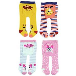 BABY born Tights 2x, 2 ass. Panty's voor poppen