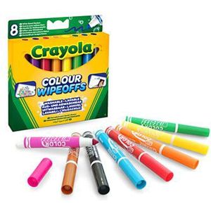 Crayola Color WipeOff Whiteboard Stiften, 8st.