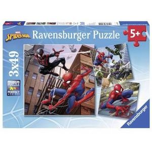 Puzzel Spiderman (3x49 stukjes) - Ravensburger
