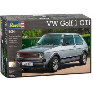 1:24 Revell 07072 Volkswagen VW Golf 1 GTI Plastic Modelbouwpakket
