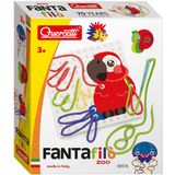 Quercetti Fanta Filo Dierentuin Veters Rijgen, 14dlg.