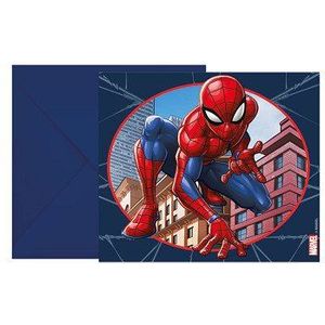 Uitnodigingen en Enveloppen FSC Spider-Man Crime Fighter, 6st.