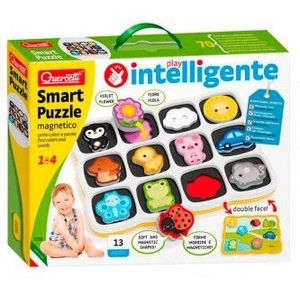 Quercetti Vormenpuzzel Kleuren En Woorden Junior 12 Stukjes