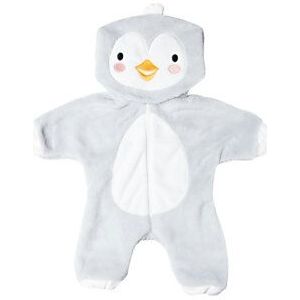 Heless Poppenonesie Baby Pinguïn 28-35 Cm Pluche Wit/Grijs