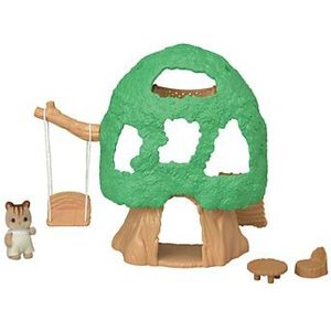 Sylvanian Families  5318 baby boomhut- schommel - 1 baby eekhoorn speelfiguur