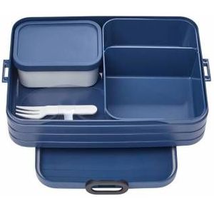 Mepal Bento Lunchbox Take a Break Large - Nordic Denim