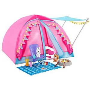 Barbie Let's Go Camping Tent Speelset