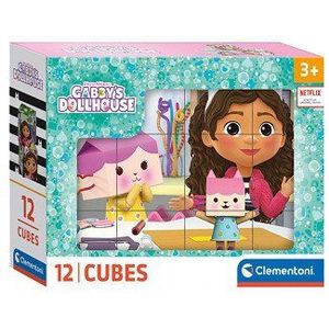 Clementoni Blokpuzzel Gabby's Poppenhuis, 12st.