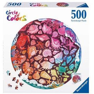 Legpuzzel Circle of Colors Zeeschelpen, 500st.