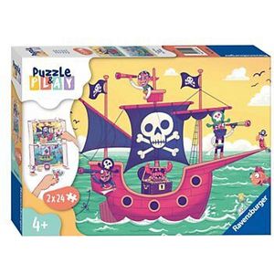 Ravensburger Puzzle & Play - Land in Zicht, 2x24st.