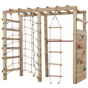 Swing King klimtoestel hout Bokito 240cm - met accessoires