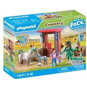 Playmobil Country Boerderij Dierenarts met de Ezels - 71471