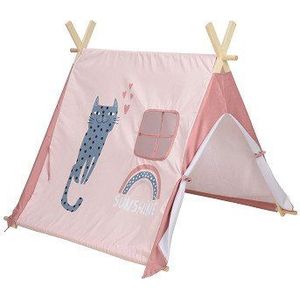 Tent Roze met Kat, 101cm