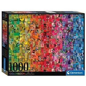 Clementoni Legpuzzel Collage Colorboom, 1000st.