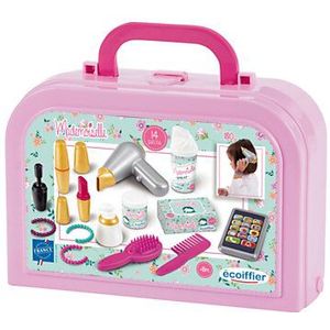 Kapper Set voor kinderen Ecoiffier Retro Beauty Suitcase + 18 Maanden 14 Onderdelen